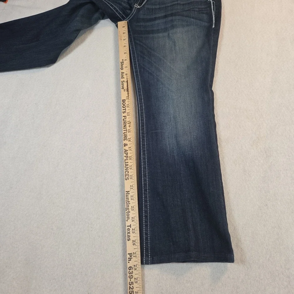 Ariat Real Denim Rainstorm Women 32S Mid Rise Marine Boot Entwined 10017510